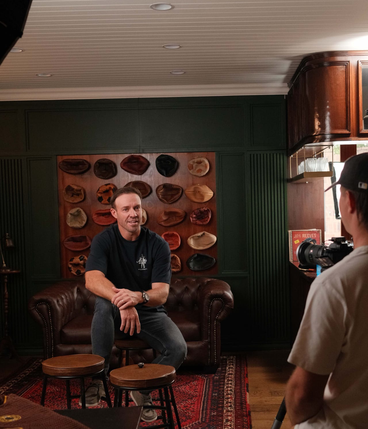 AB de Villiers, behind the scenes
